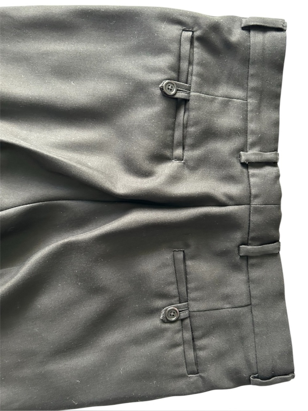 Perry Ellis Men’s Black Cuffed Leg Dress Pants Size 30/30 - NWOT - Picture 15 of 15